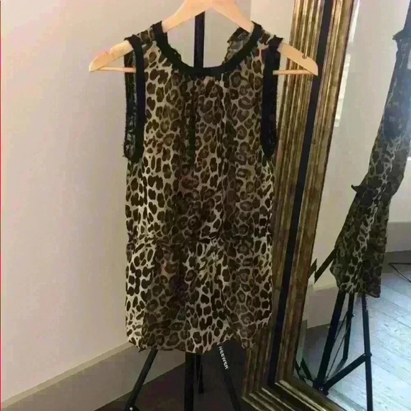 Zara leopard print tank top - Picture 1 of 5
